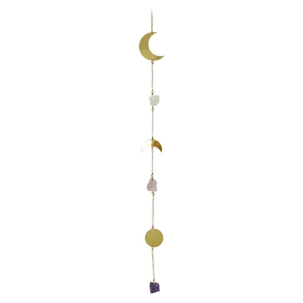 NEW Lasting Smiles Gold Moon and Crystal Sun Catcher